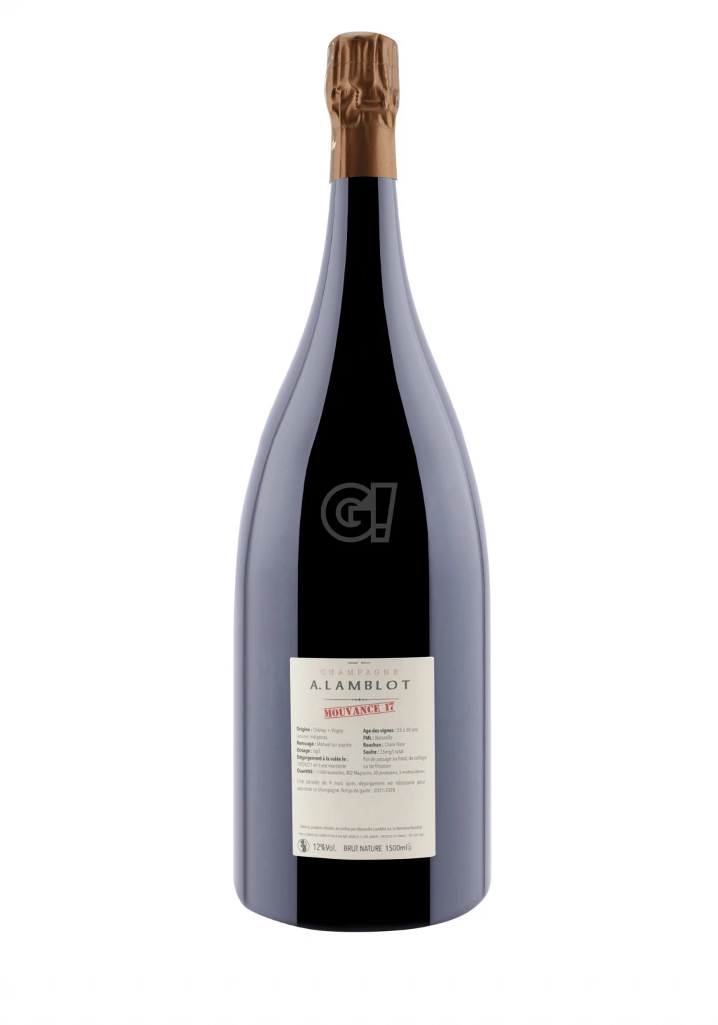 A.Lamblot ChampagneBrutNature Mouvance17Magnum 2 A.Lamblot ChampagneBrutNature Mouvance17Magnum - immagine 2