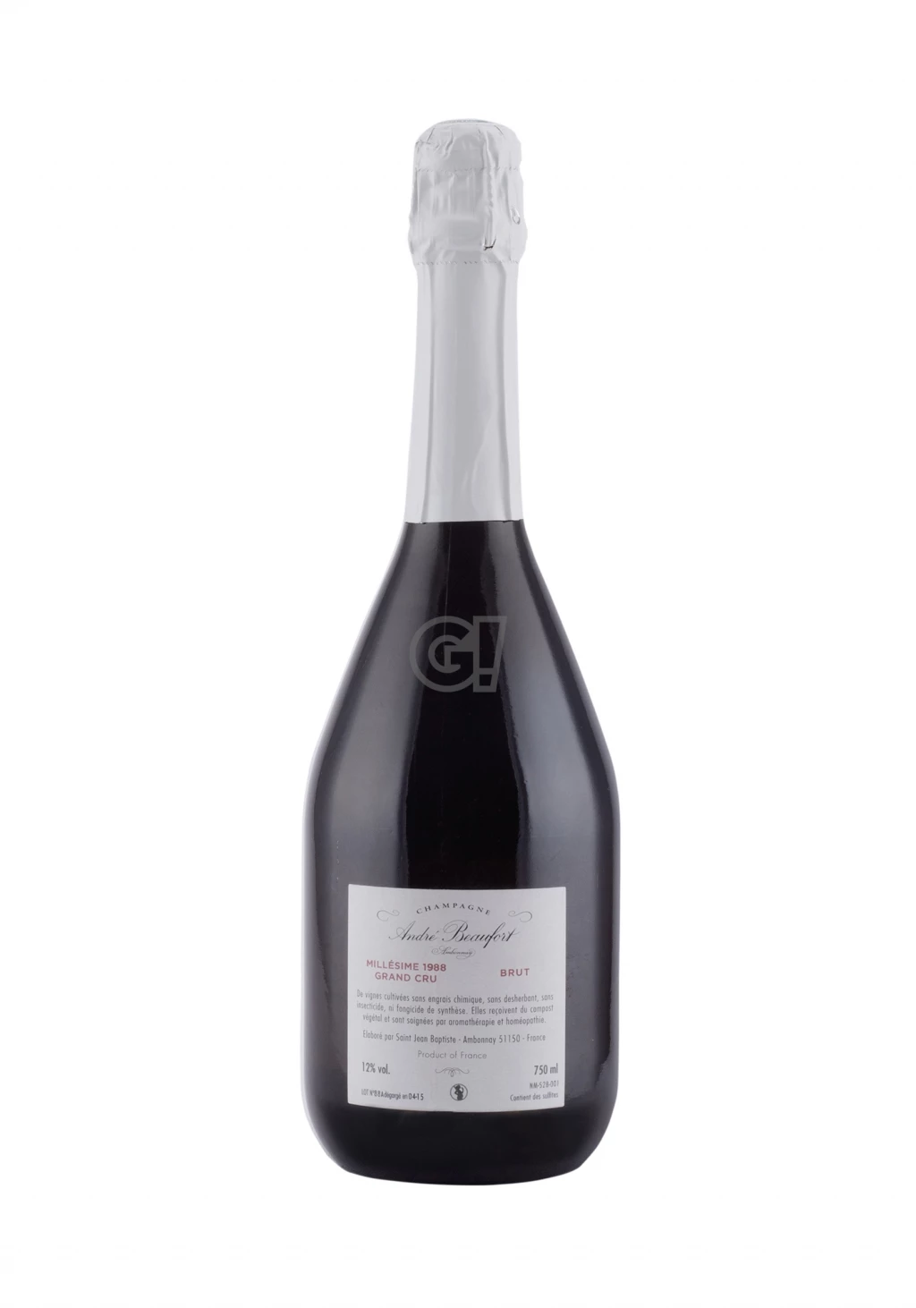 AndréBeaufort ChampagneBrut AmbonnayVinothèque1988 2 AndréBeaufort ChampagneBrut AmbonnayVinothèque1988 - immagine 2