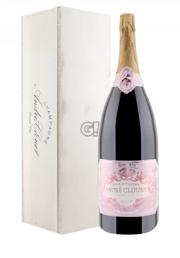 AndréClouet ChampagneRoséBrut RoséN°3Jéroboam 1 AndréClouet ChampagneRoséBrut RoséN°3Jéroboam