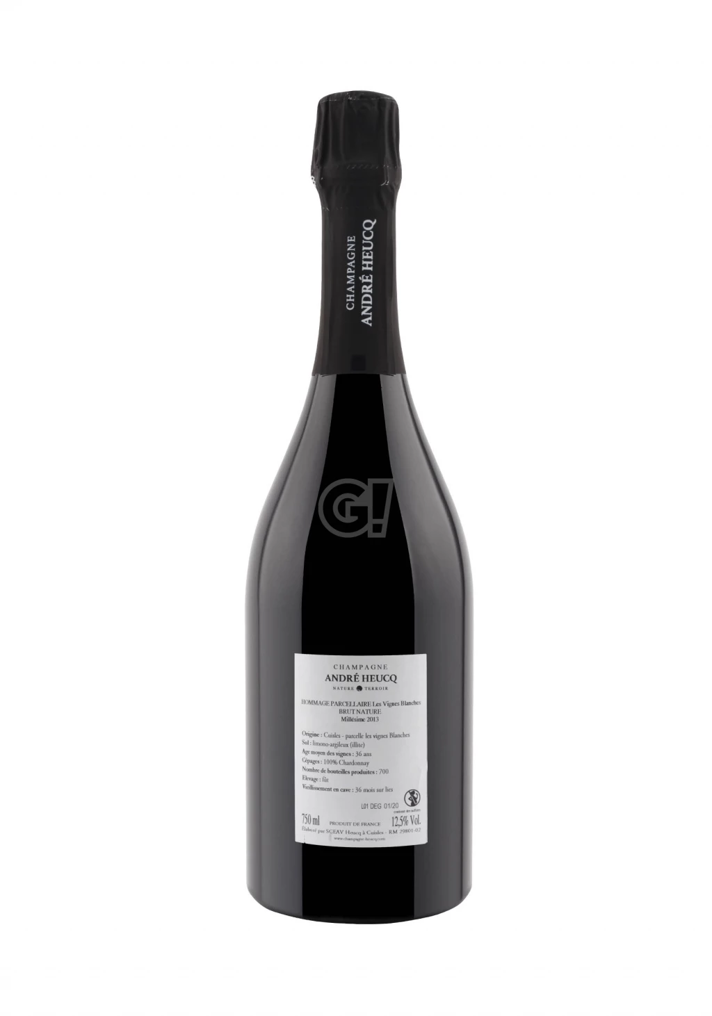 AndréHeucq ChampagneBrutNature HommageParcellaireLesVignesBlanches2013 2 AndréHeucq ChampagneBrutNature HommageParcellaireLesVignesBlanches2013 - immagine 2