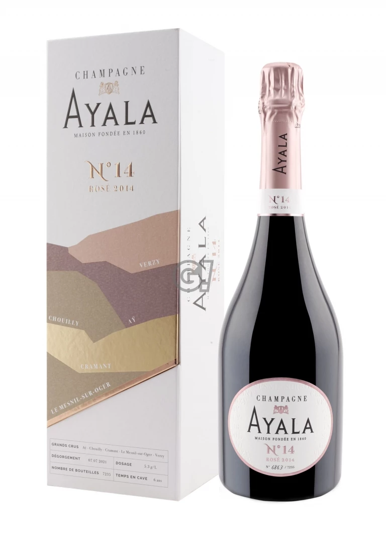 Ayala ChampagneRoséBrut RoséCollectionN°142014 1 Ayala ChampagneRoséBrut RoséCollectionN°142014