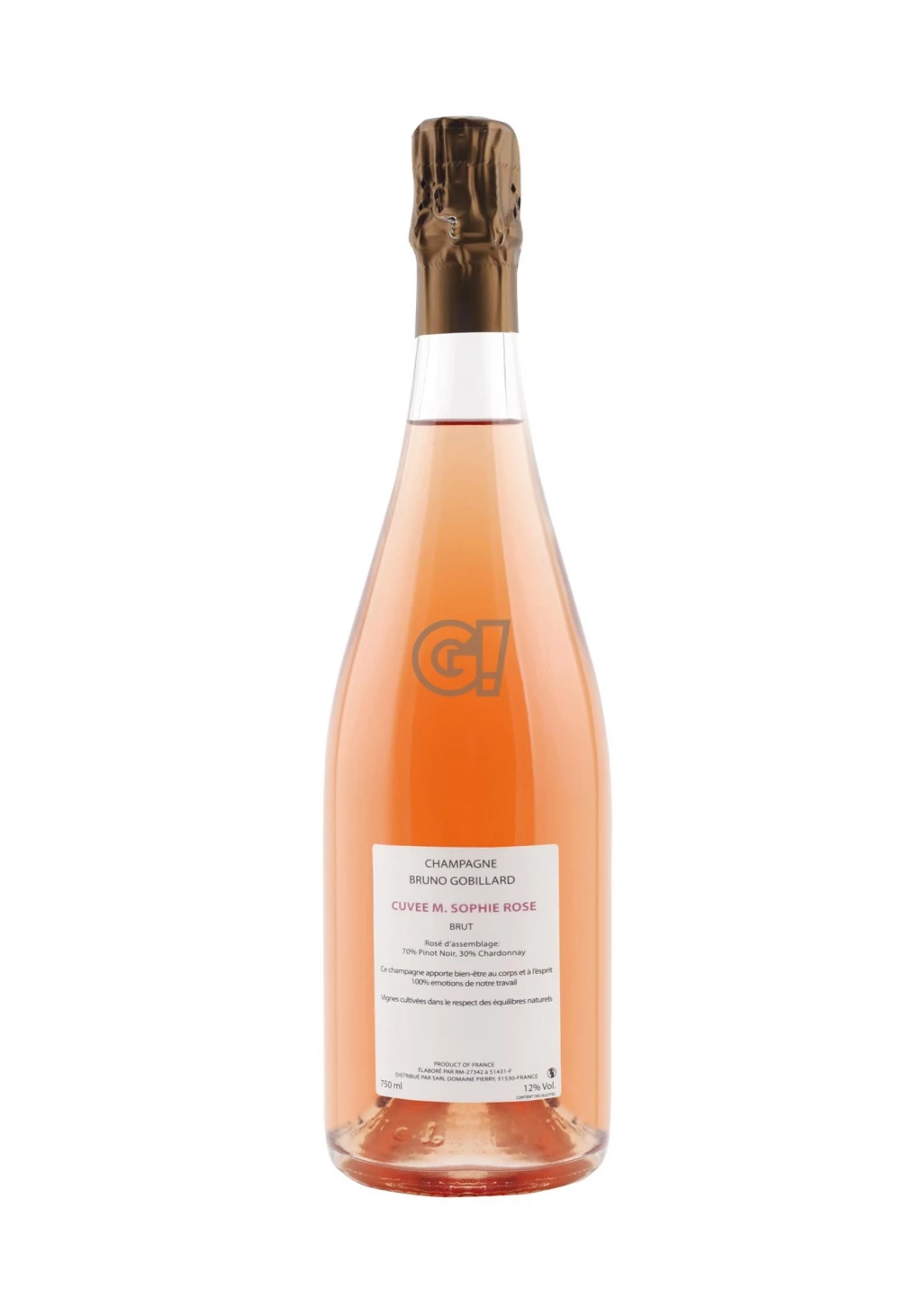 BrunoGobillard ChampagneRoséBrut RoséM.Sophie 2 BrunoGobillard ChampagneRoséBrut RoséM.Sophie - immagine 2