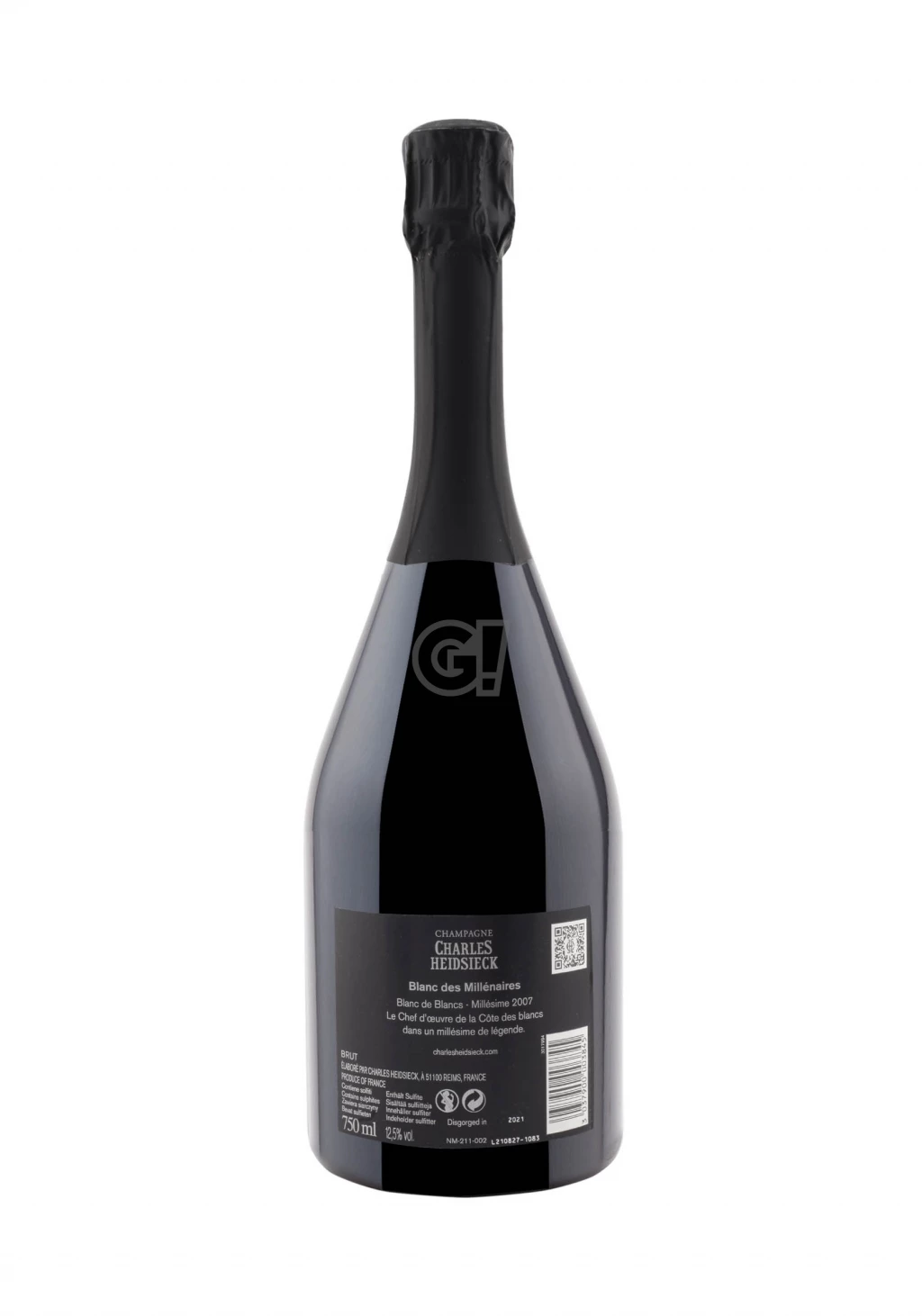 CharlesHeidsieck ChampagneBrut BlancdeMillénaires2007 2 CharlesHeidsieck ChampagneBrut BlancdeMillénaires2007 - immagine 2