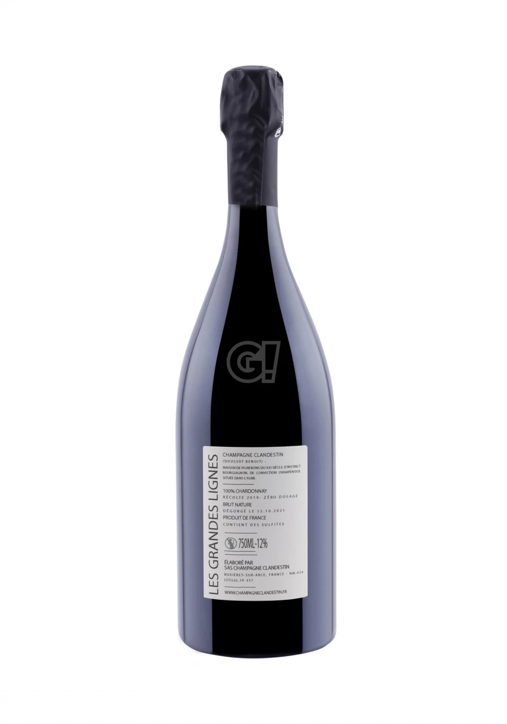 Clandestin ChampagneBrutNature LesGrandesLignesV19 2 Clandestin ChampagneBrutNature LesGrandesLignesV19 - immagine 2