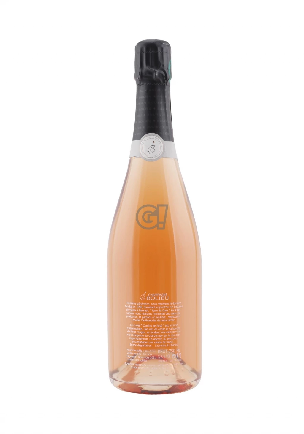 Bolieu ChampagneRoséBrut CordondeRosé 2 Bolieu ChampagneRoséBrut CordondeRosé - immagine 2
