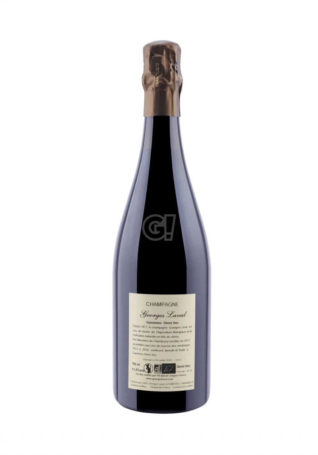 GeorgesLaval ChampagneDemi-Sec GarennesDemi-Sec13-17 2 GeorgesLaval ChampagneDemi-Sec GarennesDemi-Sec13-17 - immagine 2