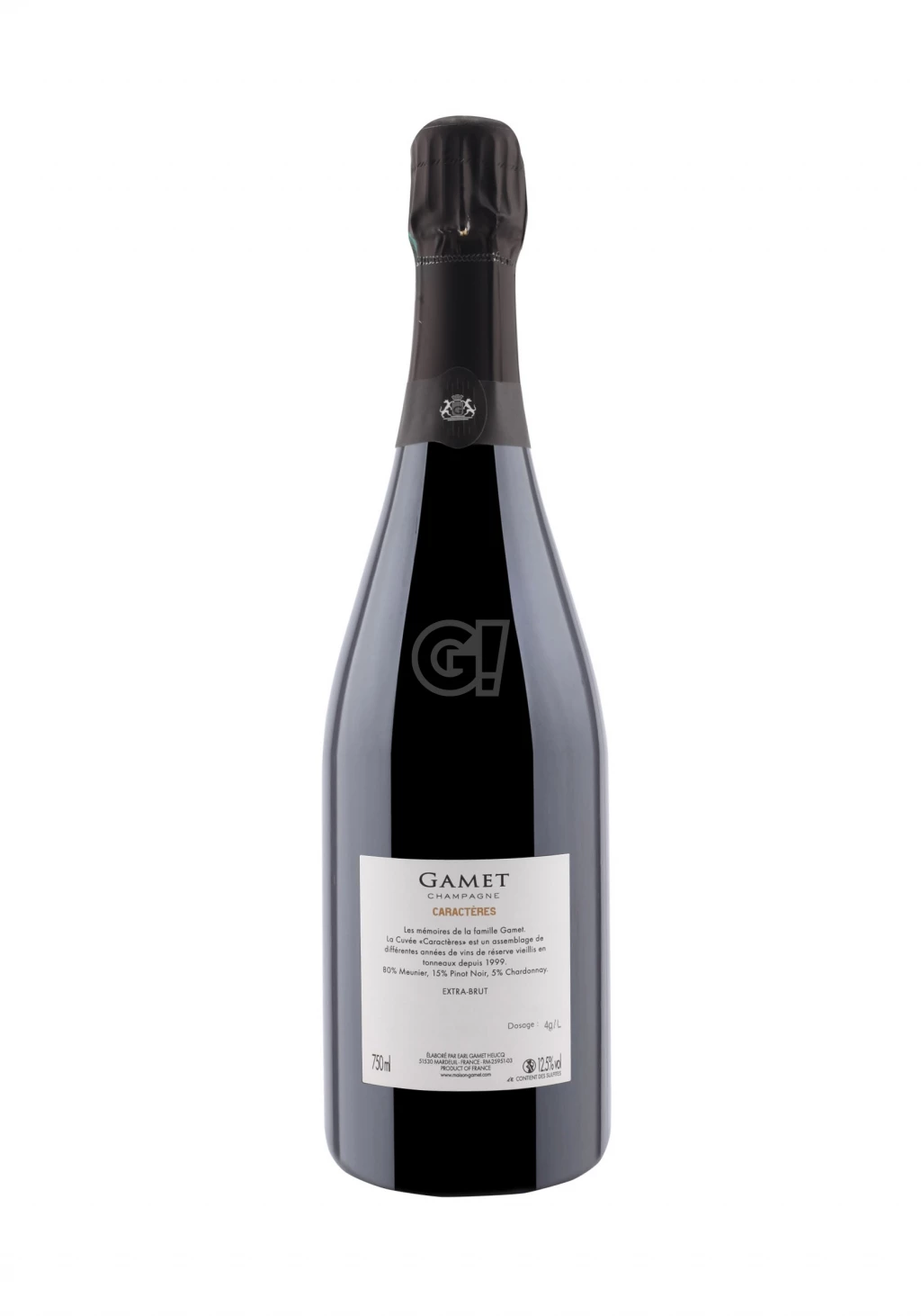 Gamet ChampagneExtraBrut Caractères 2 Gamet ChampagneExtraBrut Caractères - immagine 2