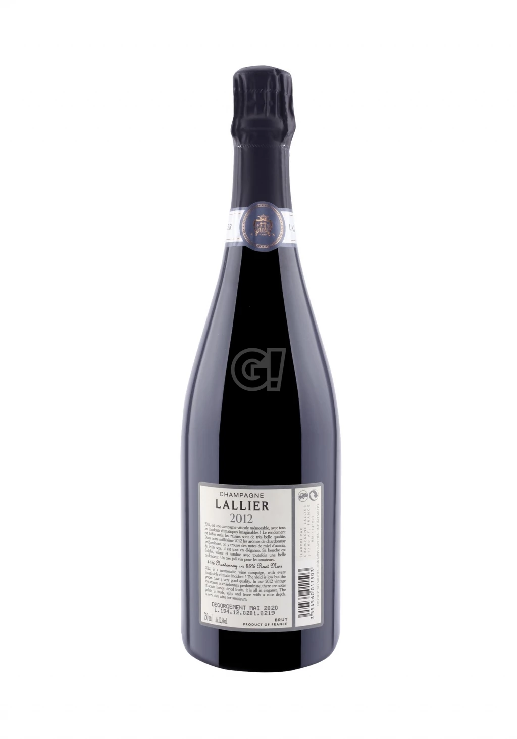 Lallier ChampagneBrut CollectionMémorieMillésime2012 2 Lallier ChampagneBrut CollectionMémorieMillésime2012 - immagine 2