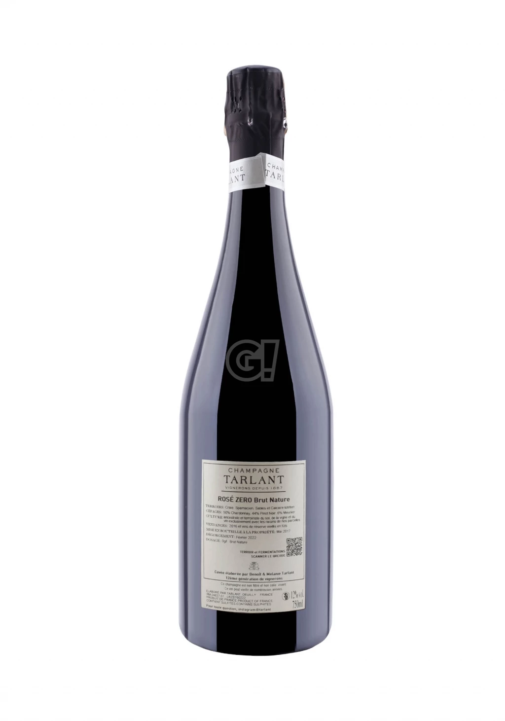 Tarlant ChampagneRoséBrutNature RoséZeroV16 2 Tarlant ChampagneRoséBrutNature RoséZeroV16 - immagine 2