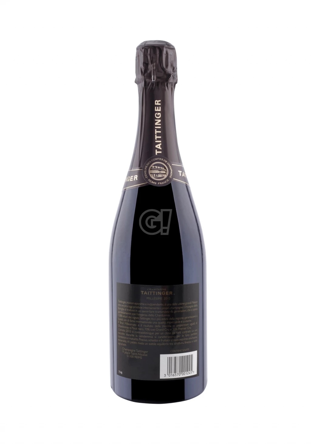 Taittinger ChampagneBrut Millésime2015 2 Taittinger ChampagneBrut Millésime2015 - immagine 2