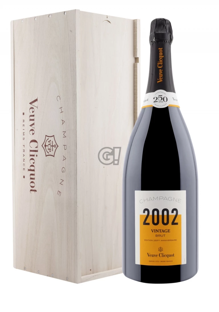 VeuveClicquot ChampagneBrut "Édition250émeAnniversaire"VintageMagnum2002 1 VeuveClicquot ChampagneBrut "Édition250émeAnniversaire"VintageMagnum2002