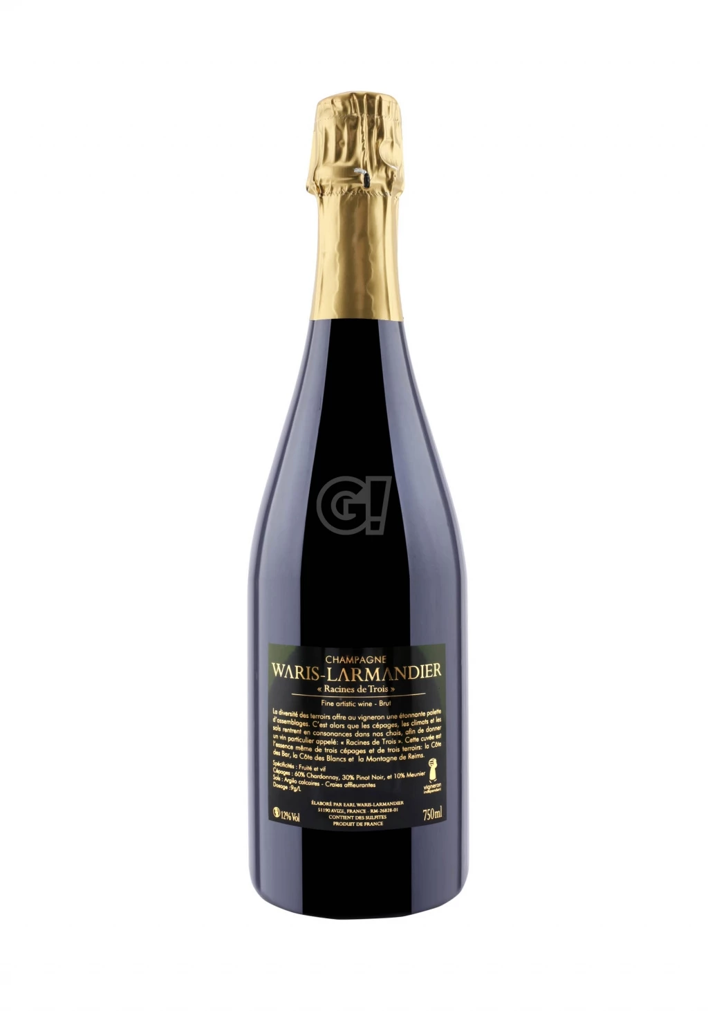 Waris-Larmandier ChampagneBrut RacinesdeTrois 2 Waris-Larmandier ChampagneBrut RacinesdeTrois - immagine 2